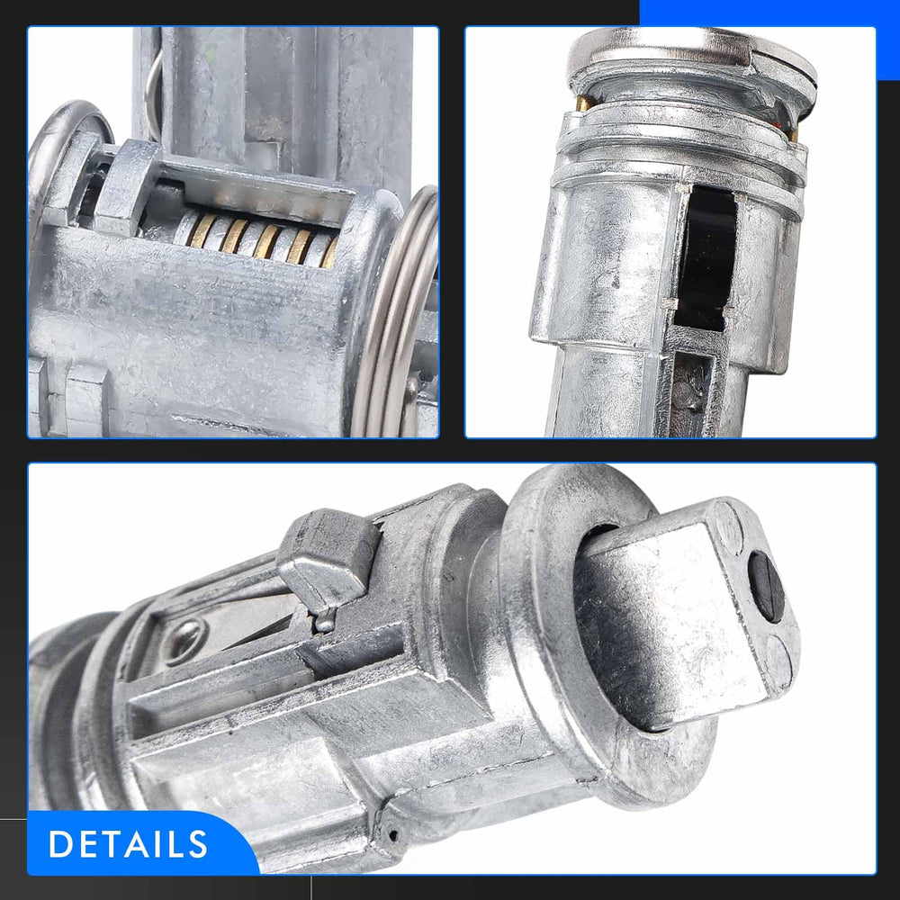 RHAOCZIYAUTO lock components beside ruler showing exact size and fit clarity