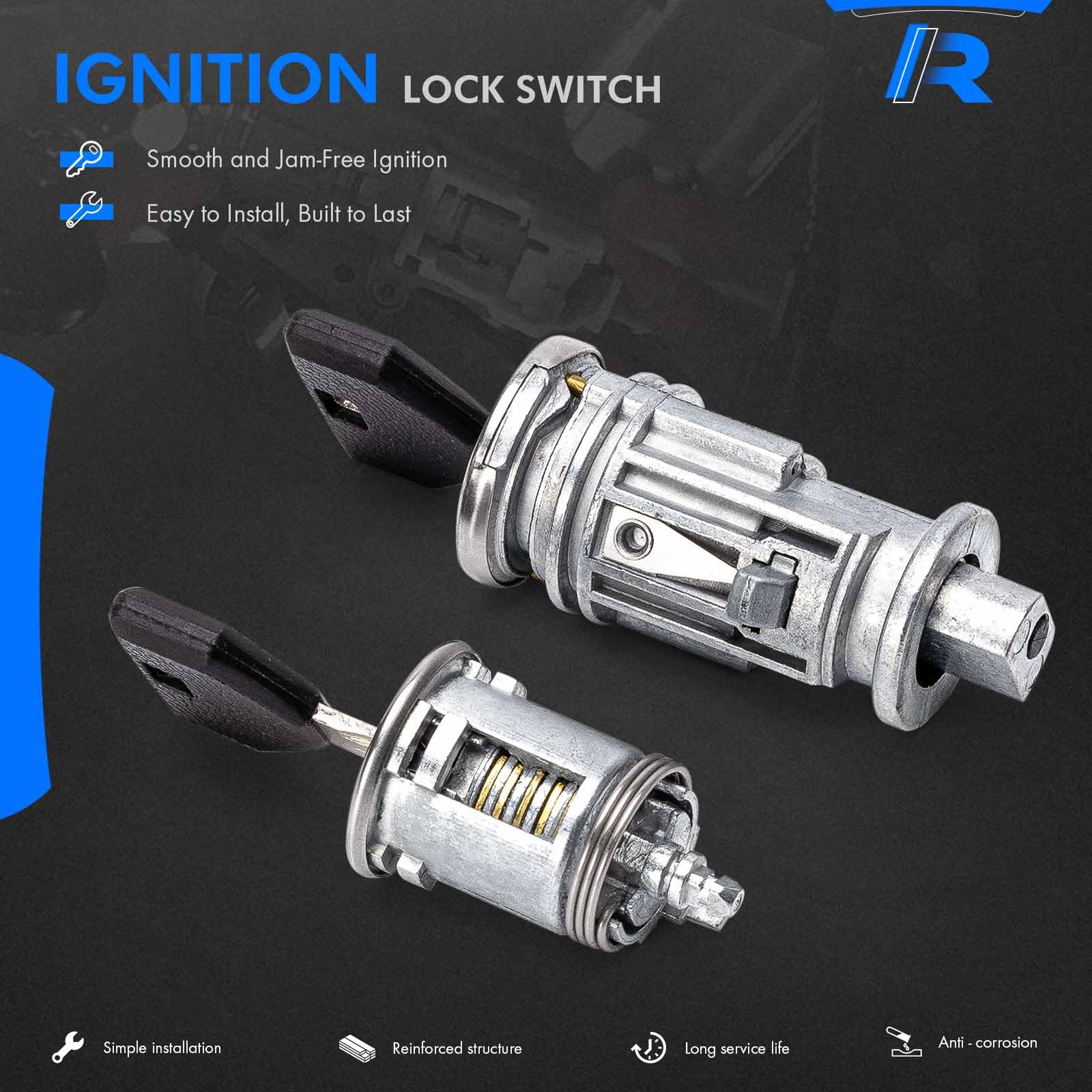 RHAOCZIYAUTO two matched keys demonstrating ready-to-use pairing benefit