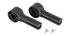 Rhino Rack hinge close-up showing durable engineered plastic and easy replacement benefit