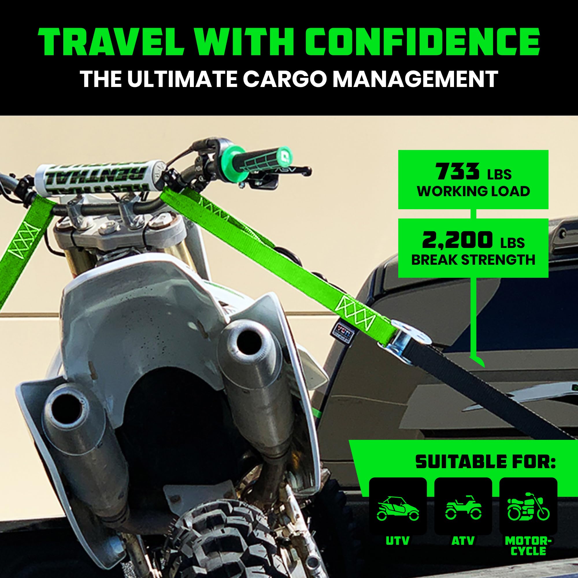 Rhino USA cambuckle mechanism close-up showing diamond teeth for slip-resistant locking