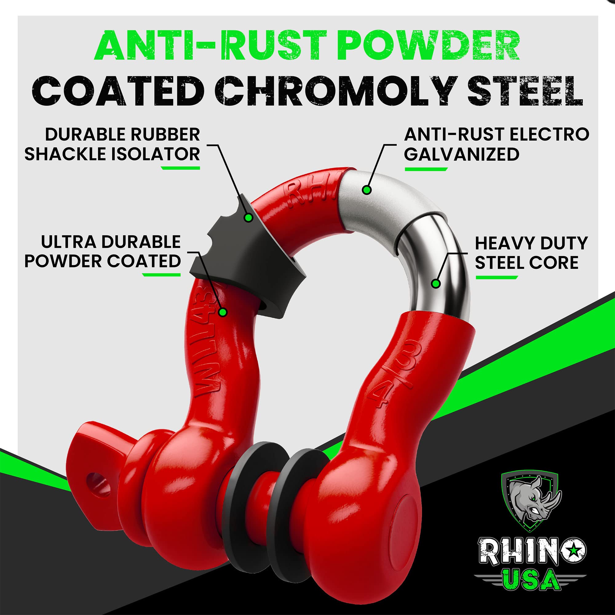 Rhino USA close-up of chromoly steel showing toughness and long-lasting performance