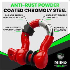 Rhino USA close-up of chromoly steel showing toughness and long-lasting performance