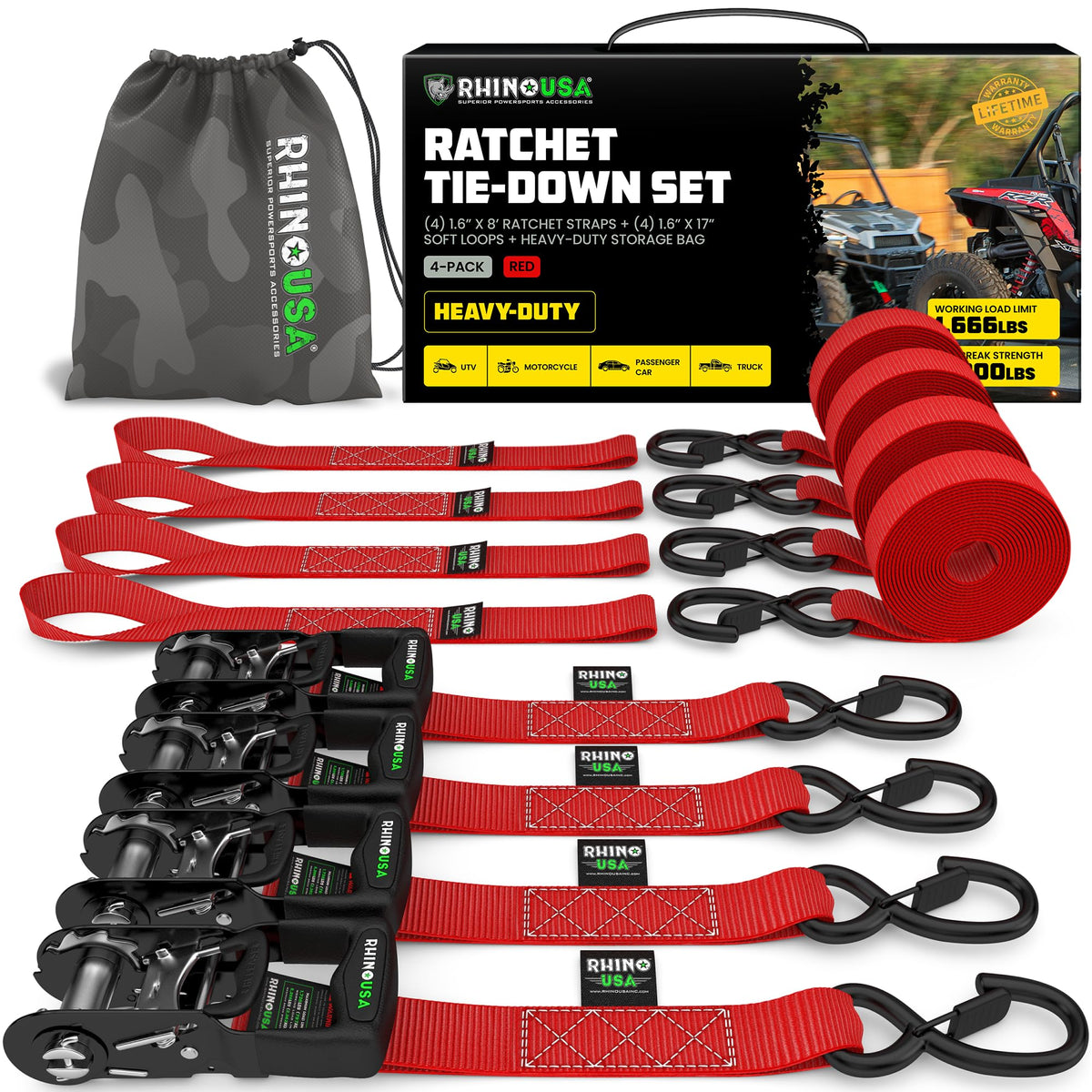Rhino USA front packaging showing 4-pack and product benefits