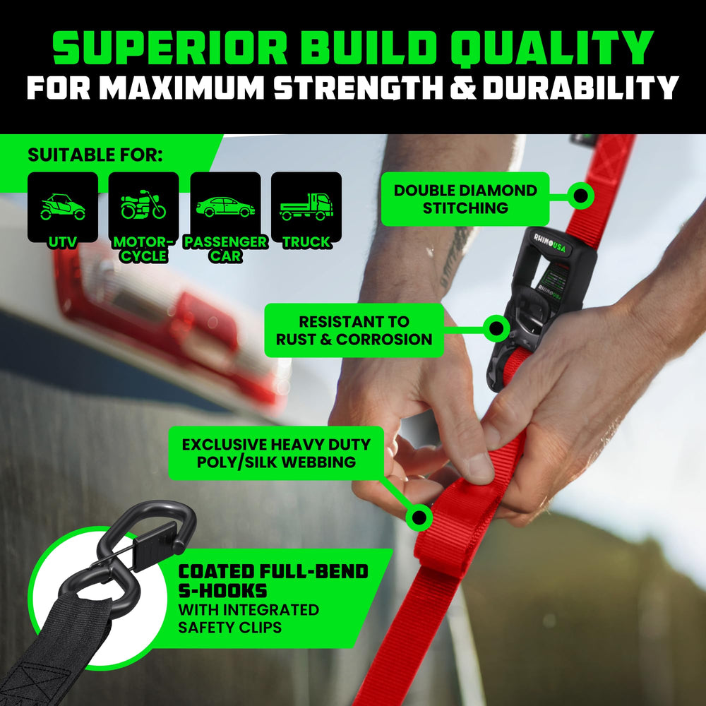 Rhino USA padded handle texture for comfortable grip