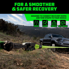Rhino USA soft shackle attached to recovery point showing easy use benefit