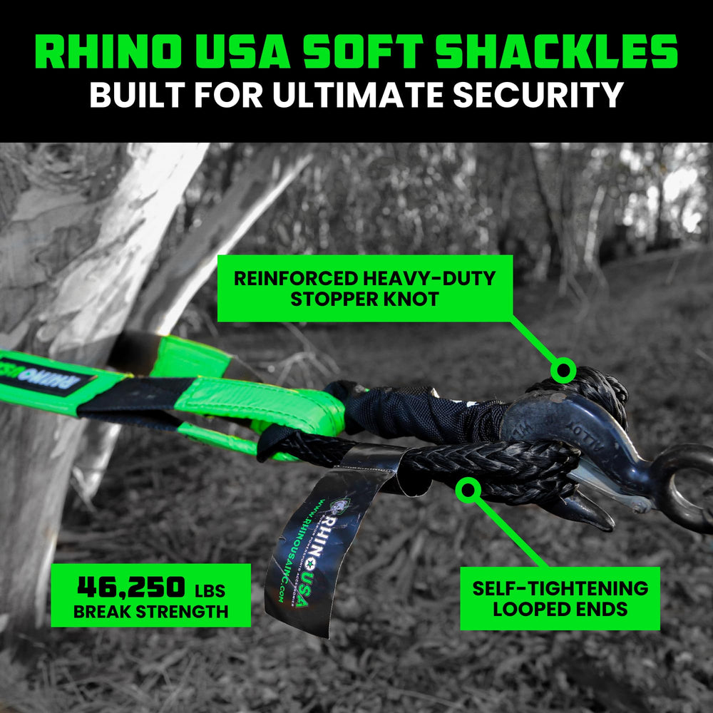 Rhino USA close-up of stopper knot demonstrating secure connection benefit