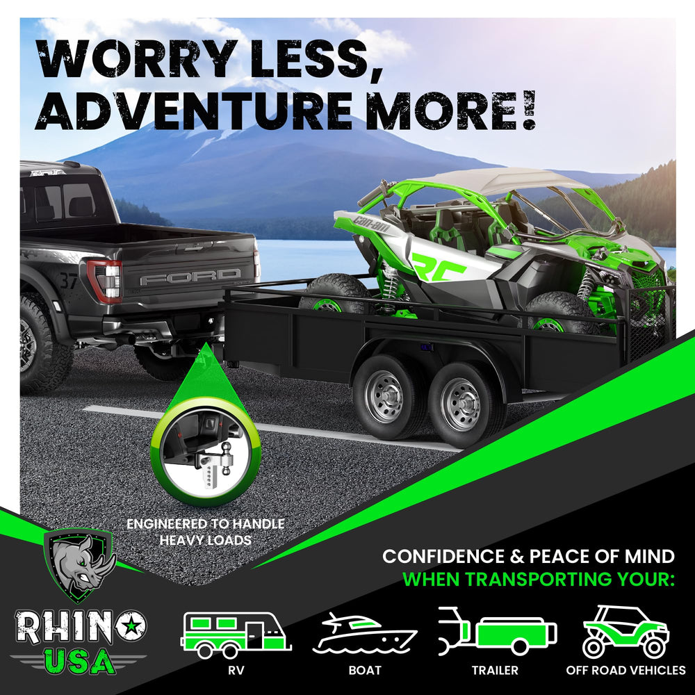 Rhino USA packaged box label indicating American-owned lifetime support