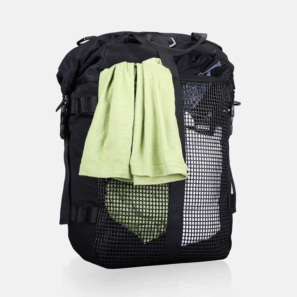 Rhinowalk shoulder straps attached showing comfortable off-bike carry
