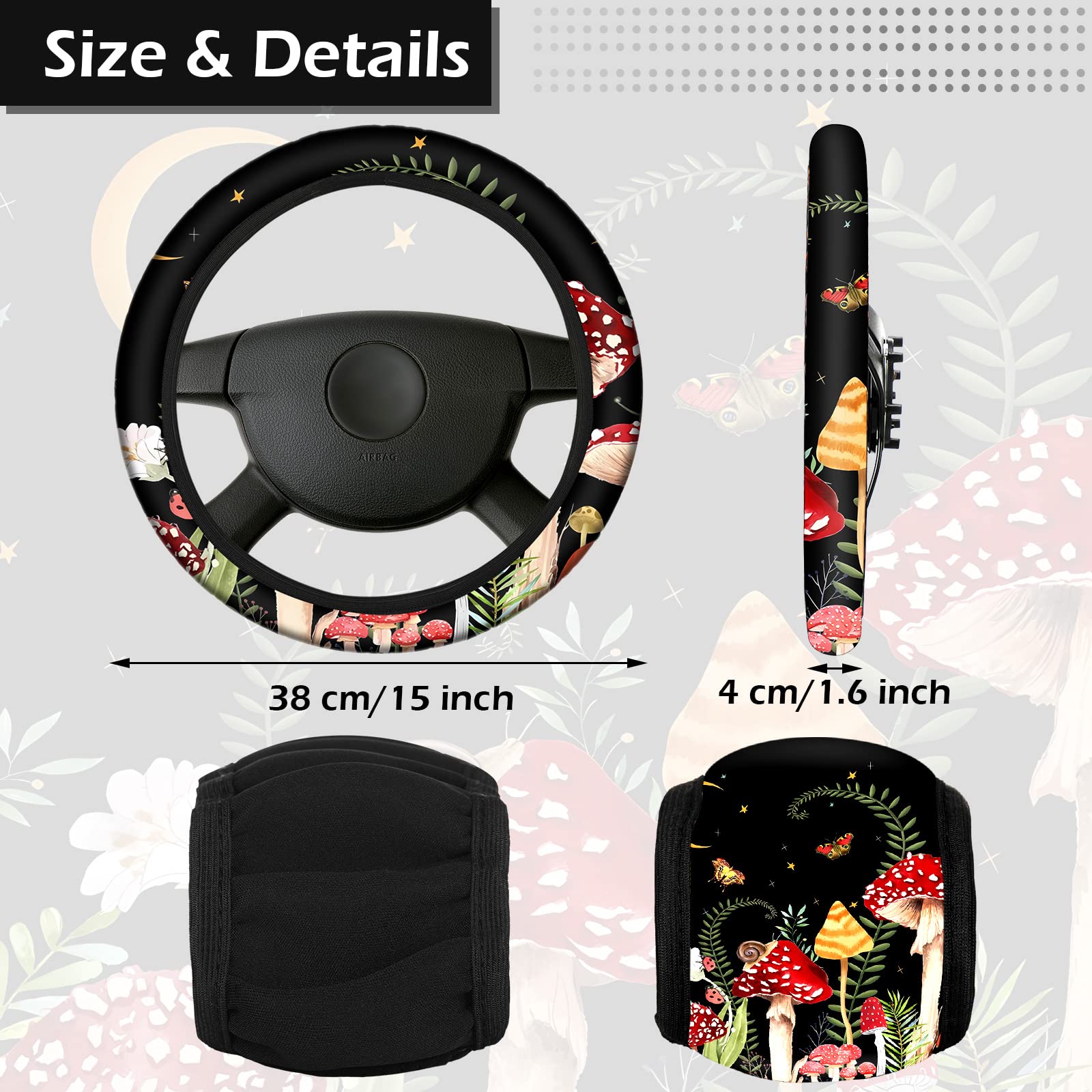 Riakrum cup mats and keychain set keeping spills contained