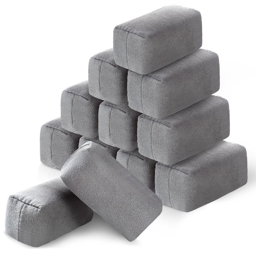 Riakrum front pack showing all twelve gray pads and clear labeling benefit: ready supply