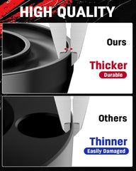 Richeer installed on Ram front angle demonstrating improved clearance benefit