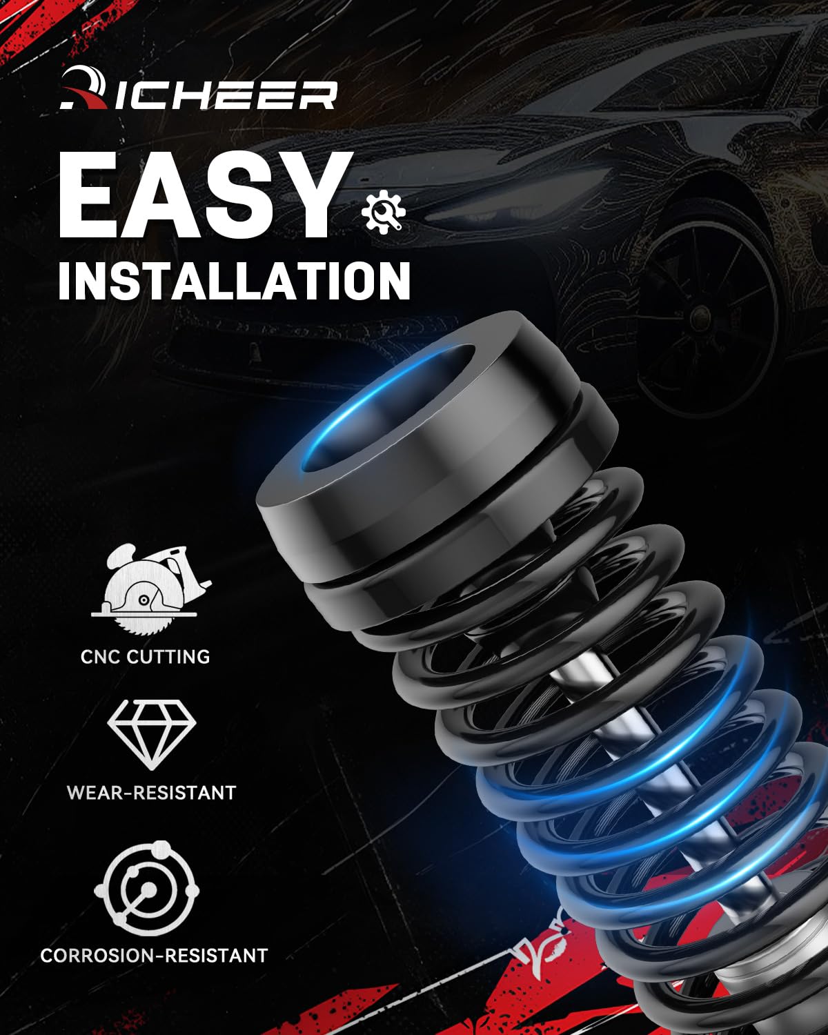 Richeer toolkit and installation layout showing quick-install benefit