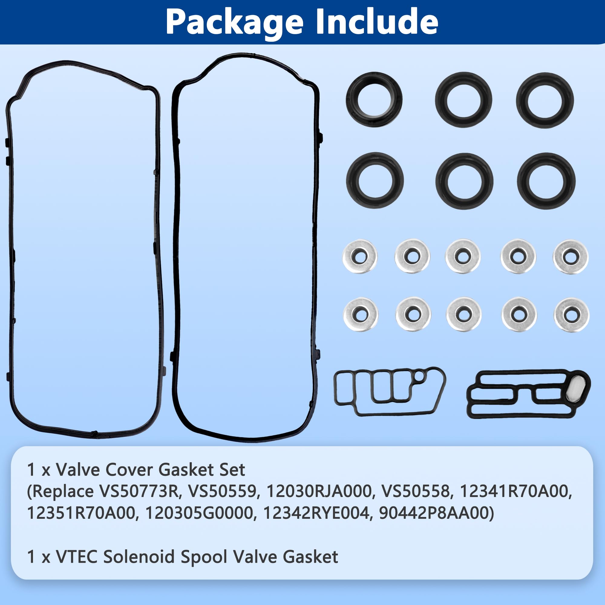 RICHWEI gasket set installed on engine demonstrating clean seal restoration