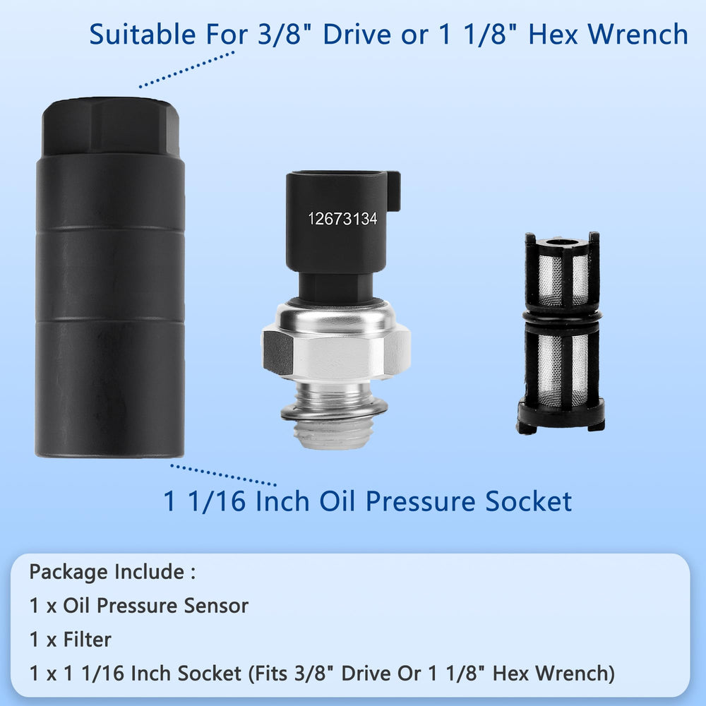 RICHWEI sensor installed in engine bay demonstrating correct fit and reliable pressure reading