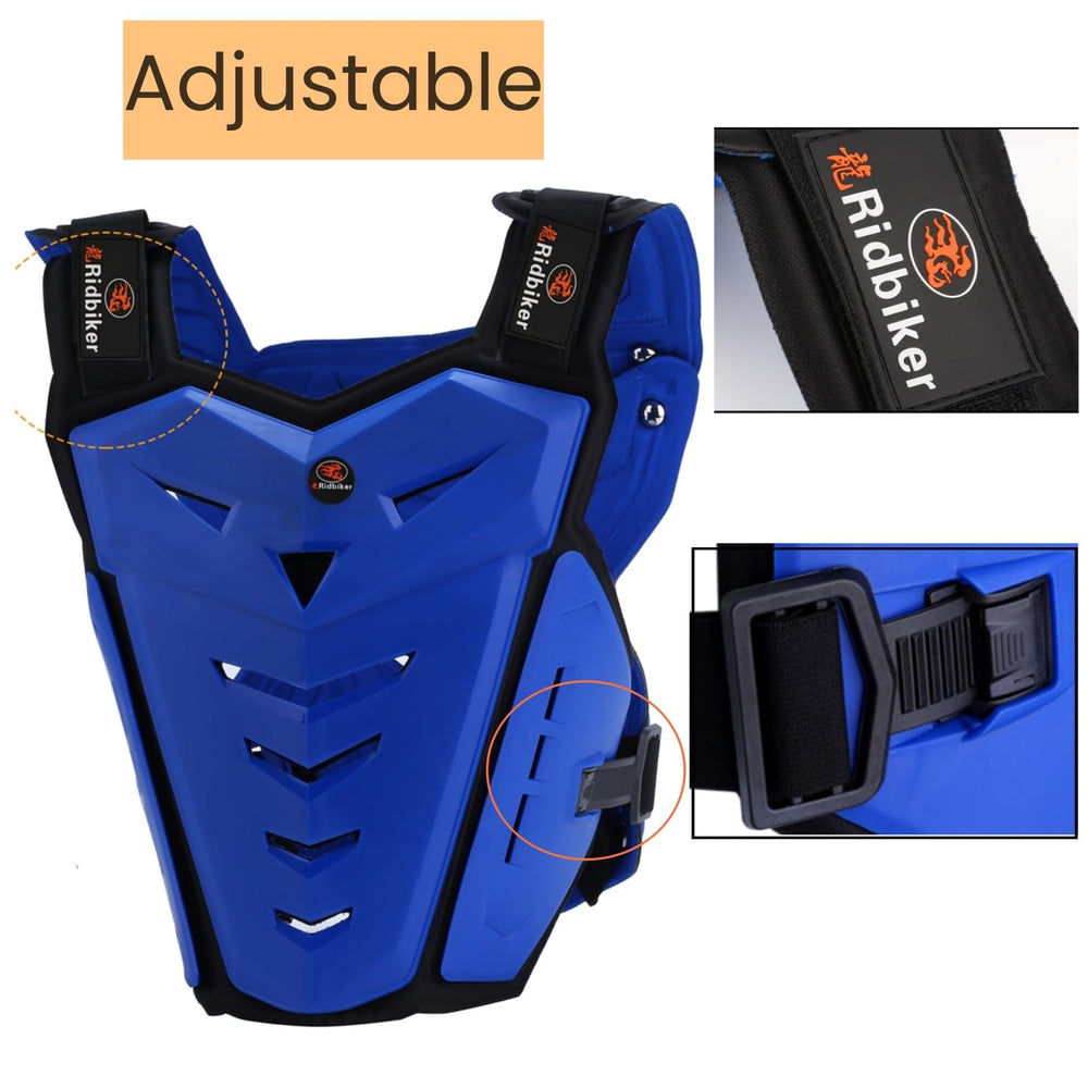 RIDBIKER adjustable side straps and fasteners for custom fit