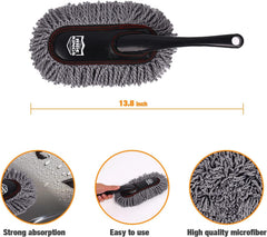 RIDE KINGS large microfiber head close-up showing soft fibers that trap dust without scratching