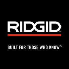 RIDGID tool beside ruler showing size and scale for workshop planning