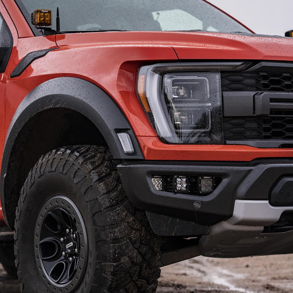 RIGID INDUSTRIES side profile highlighting slim housing and durable build benefit
