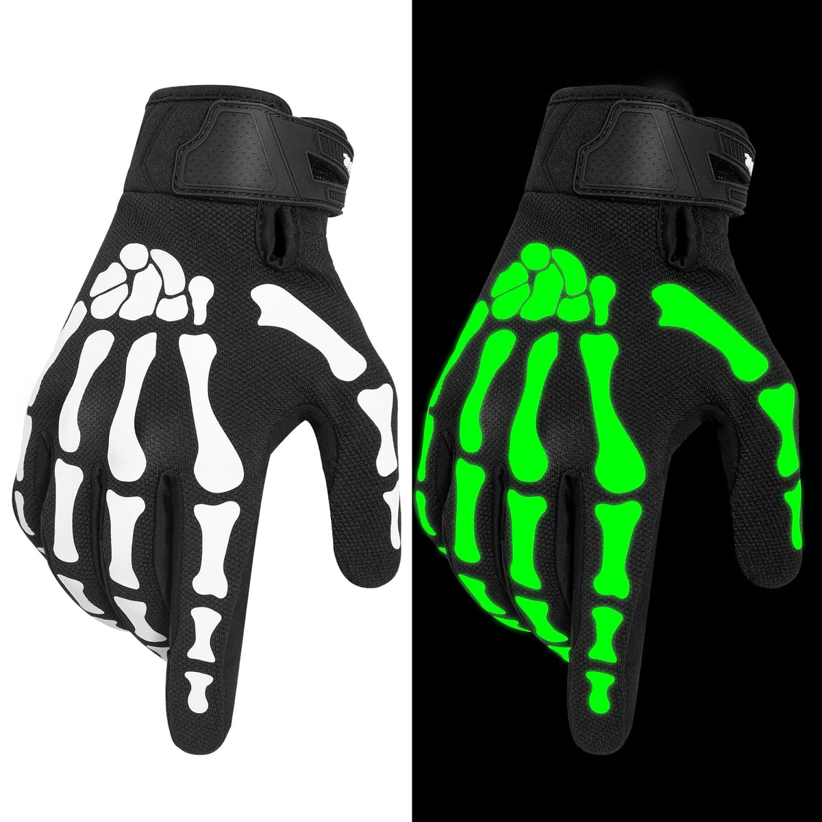 RIGWARL front view showing glove pair and packaging, highlights clean design and fit
