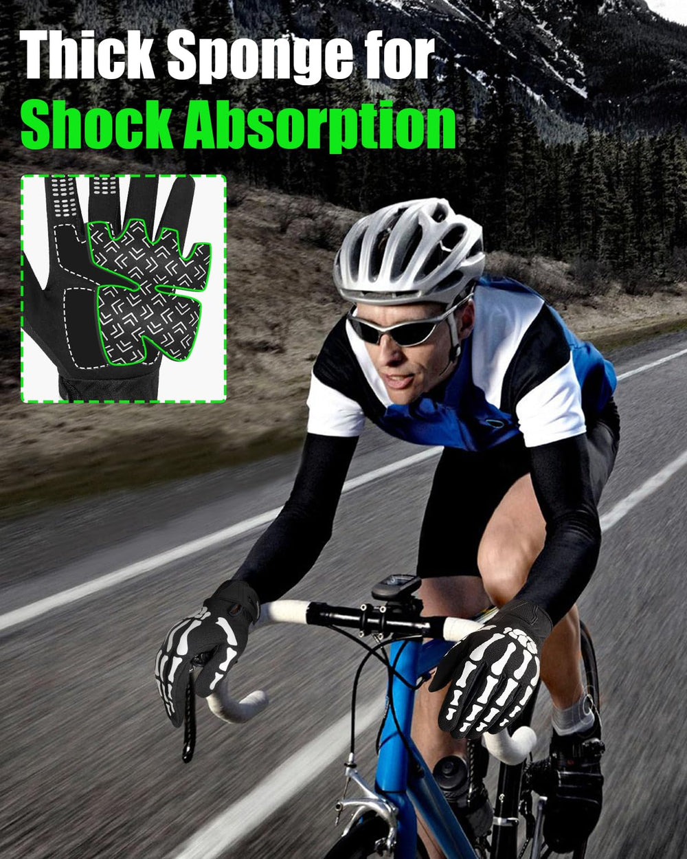 RIGWARL palm padding detail demonstrating shock absorption benefit
