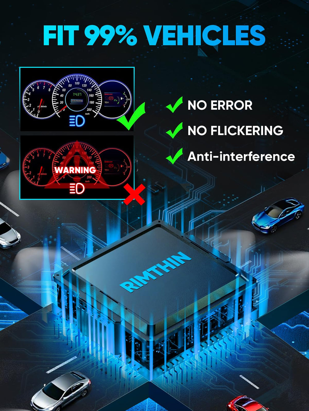 rimthin product label and specs clear for quick vehicle compatibility