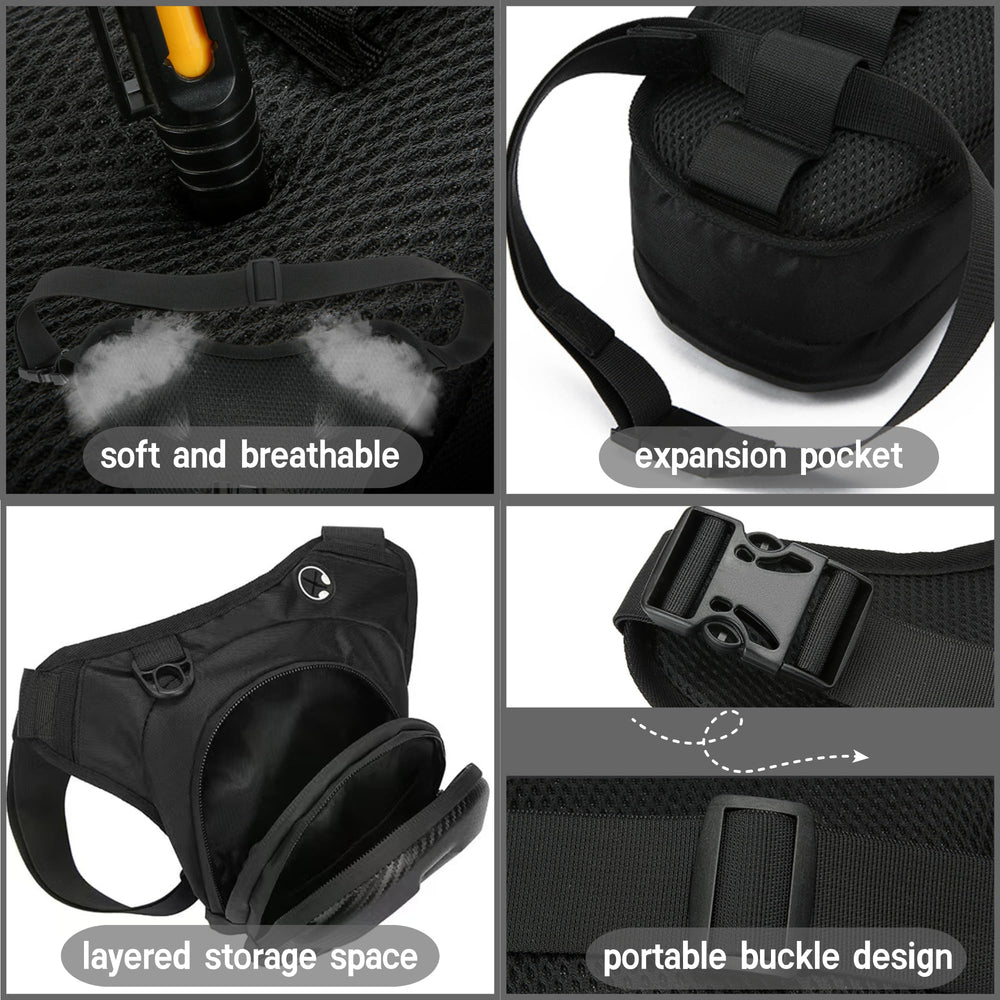 Riomhorry shown as crossbody shoulder sling for hands-free commuting convenience