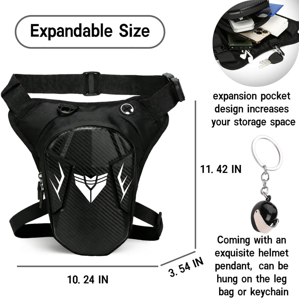 Riomhorry expanded pocket demonstrating increased capacity for extra items