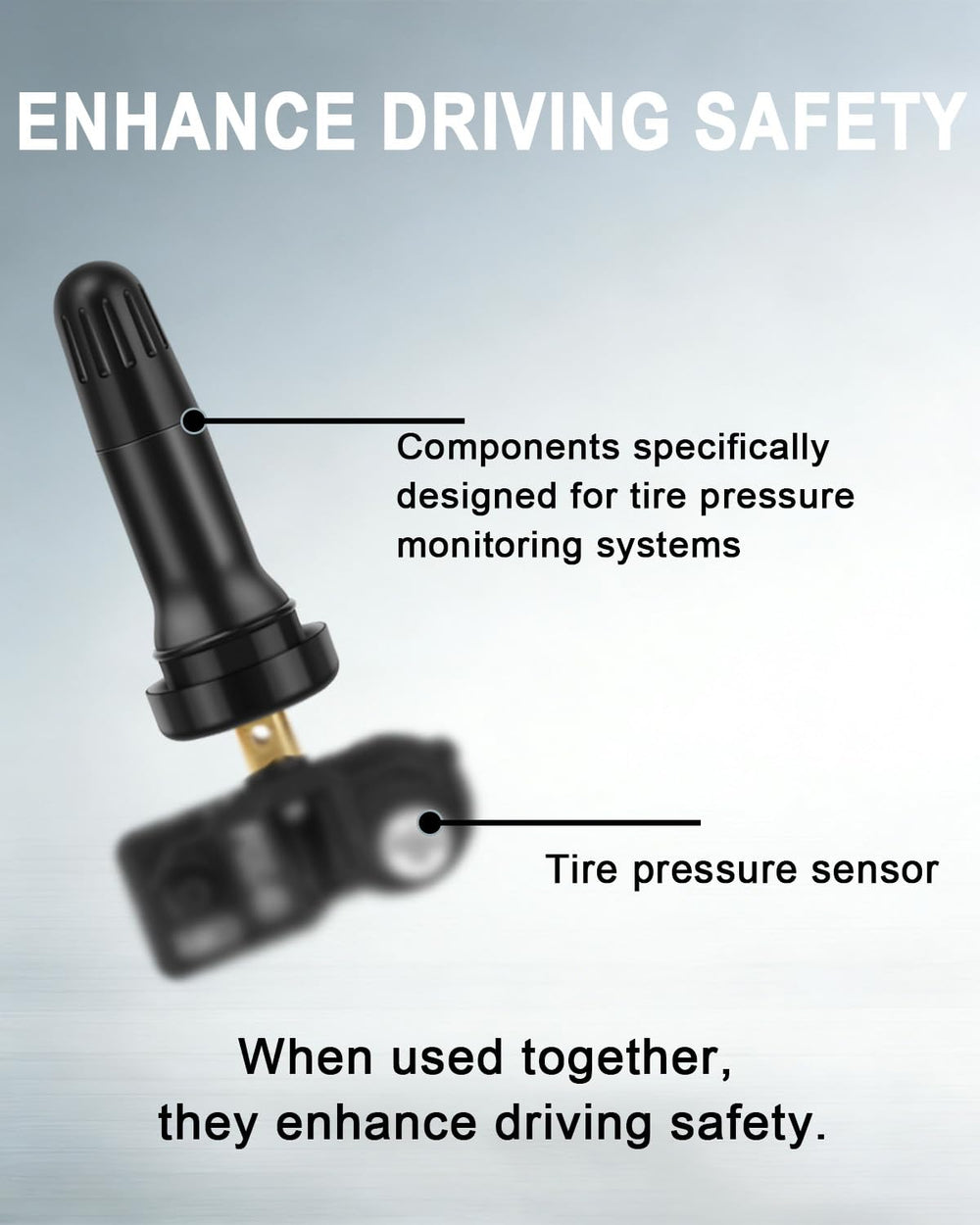 Riseuvo stem beside ruler showing 1.5-inch length for fit verification