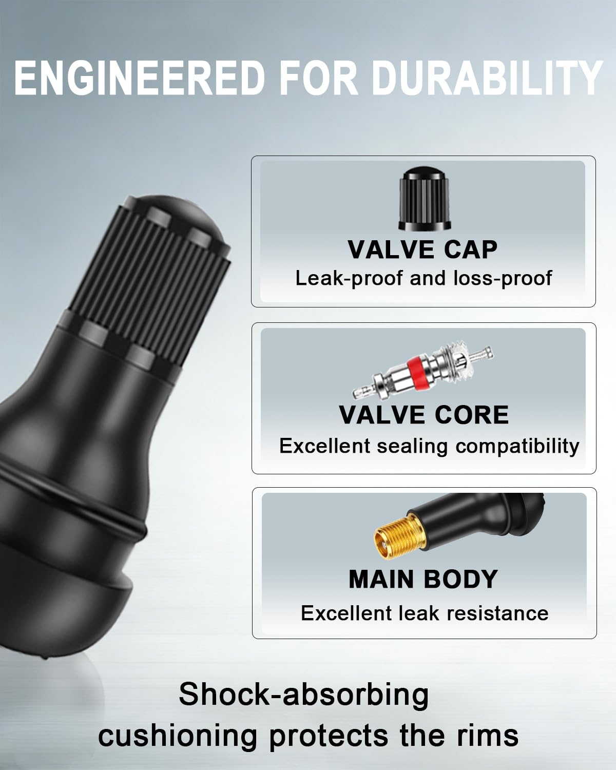 Riseuvo stem side profile displaying 0.88 inch effective length for correct fit