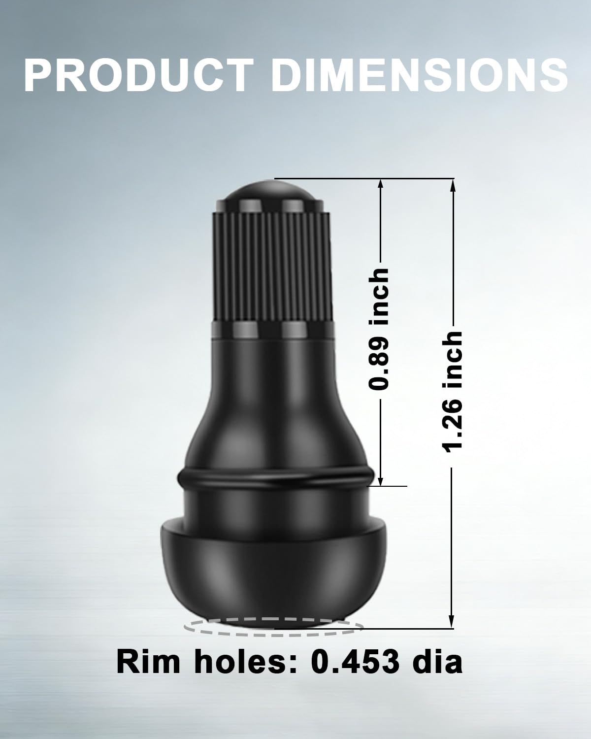 Riseuvo valve stem close-up showing copper core for improved sealing and durability