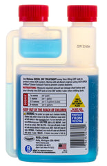 Visual of Rislone dosage chart for vehicles and equipment reference