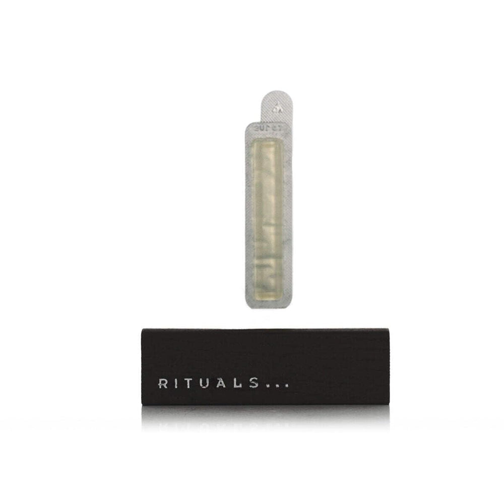 RITUALS car perfume mounted on vent demonstrating adjustable scent diffusion