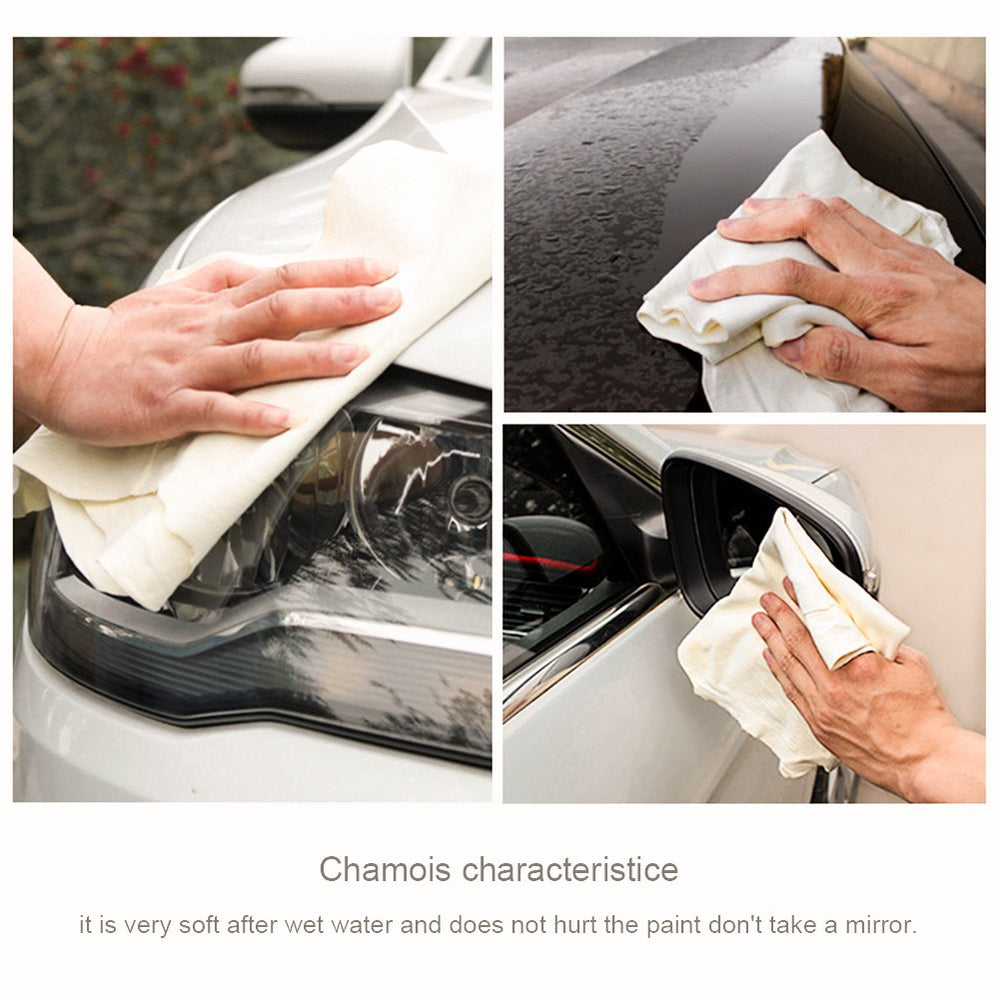 River Lake medium chamois folded to show thickness and gentle care