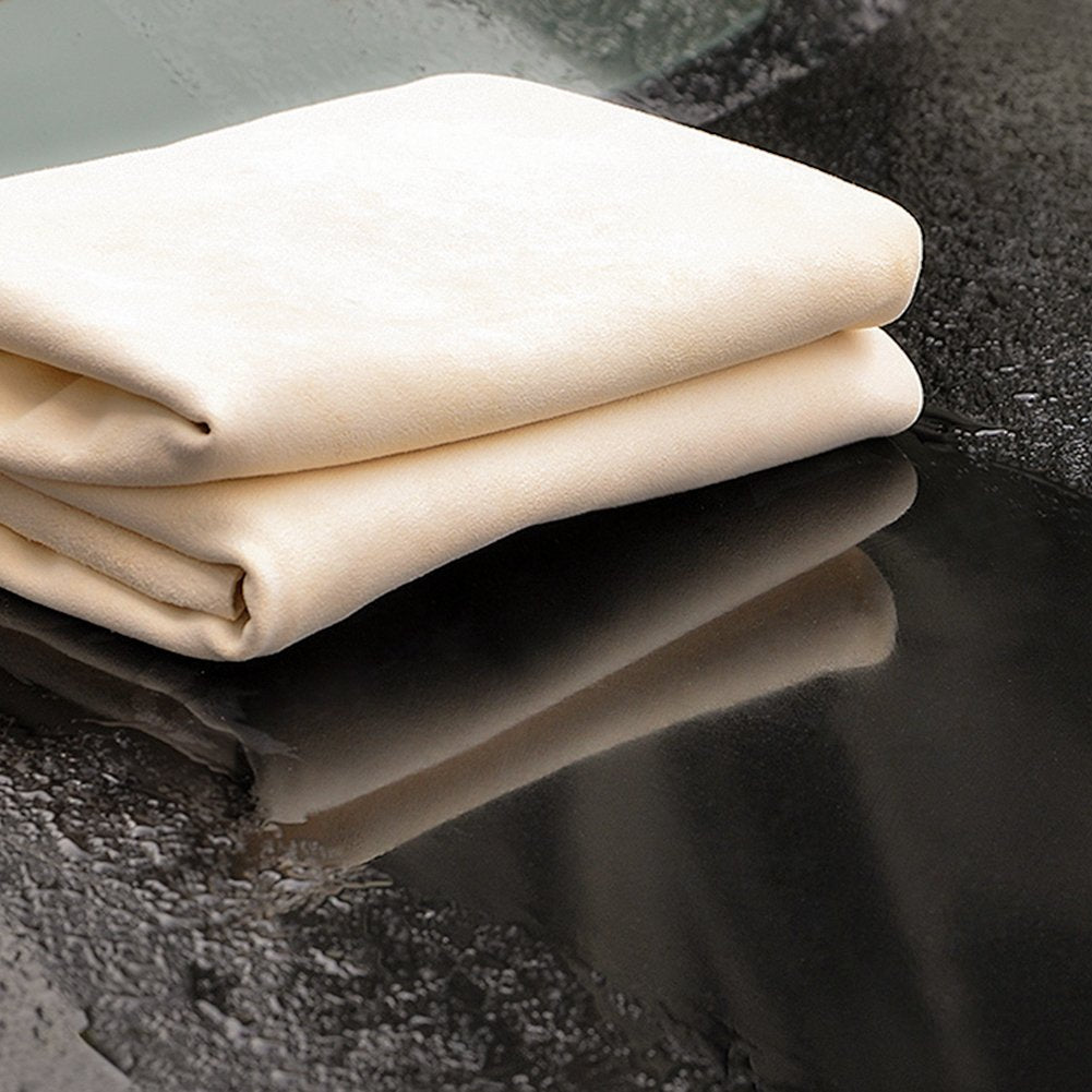 River Lake chamois hanging to dry correctly, prolongs towel lifespan