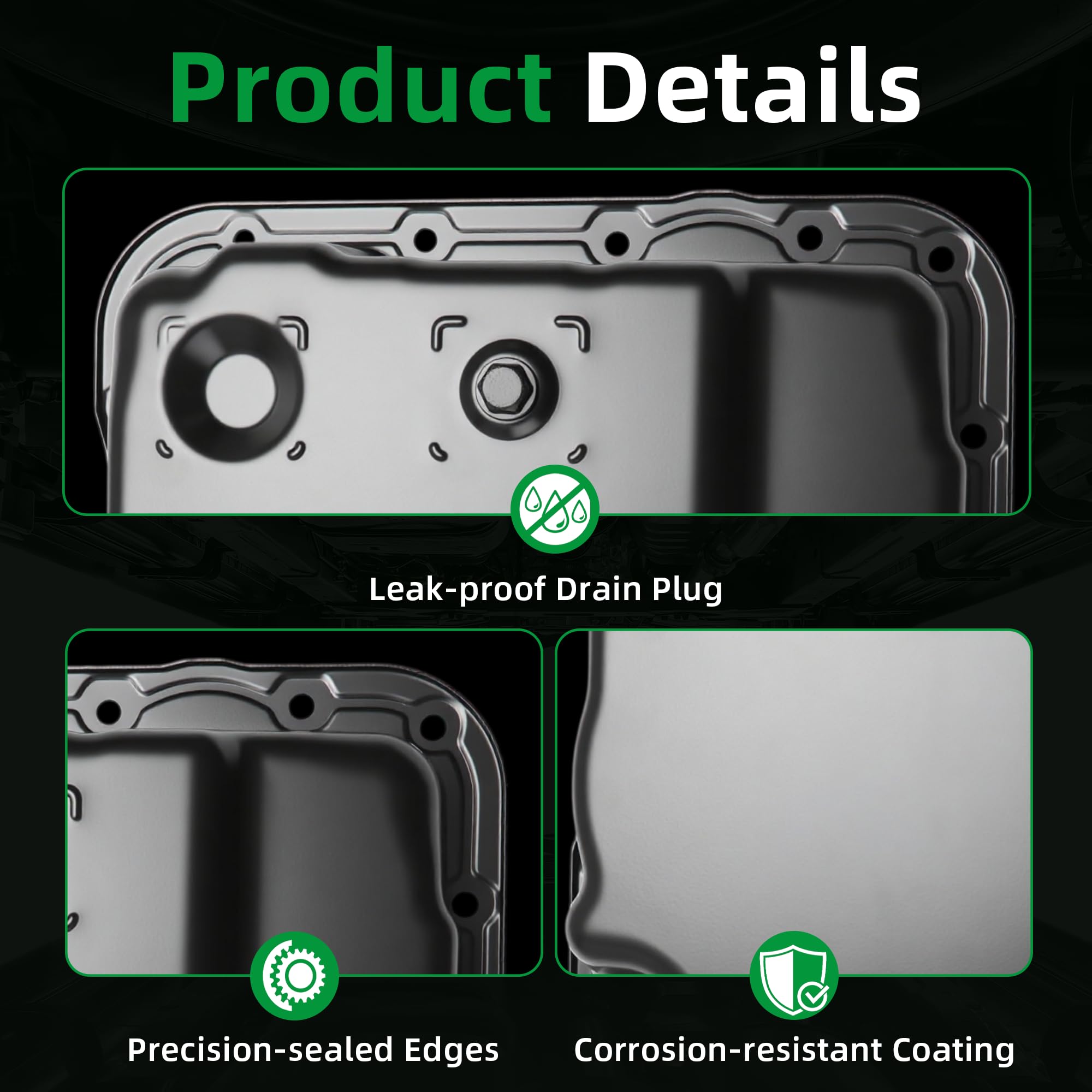 Riyhch filter and gasket set displayed to show clean installation and filtration benefit