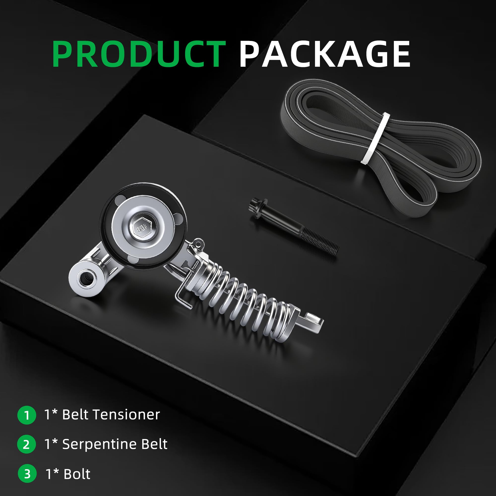 Riyhch laid-out kit components for quick identification during install