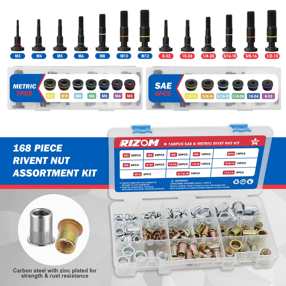 Rizom closeup of quick‑change nosepiece showing easy mandrel swaps and time savings