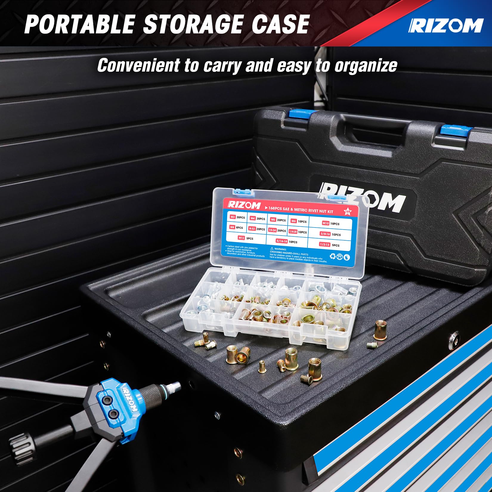 Rizom tool beside a ruler for scale to show 16-inch handle leverage and workspace fit