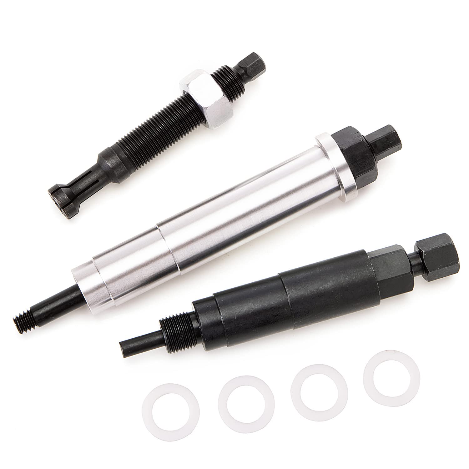 RJSPHH self-tapping extractor detail showing left-hand bite for easier removal