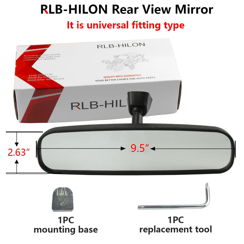 RLB-HILON close-up anti-glare glass reducing headlights and improving night visibility