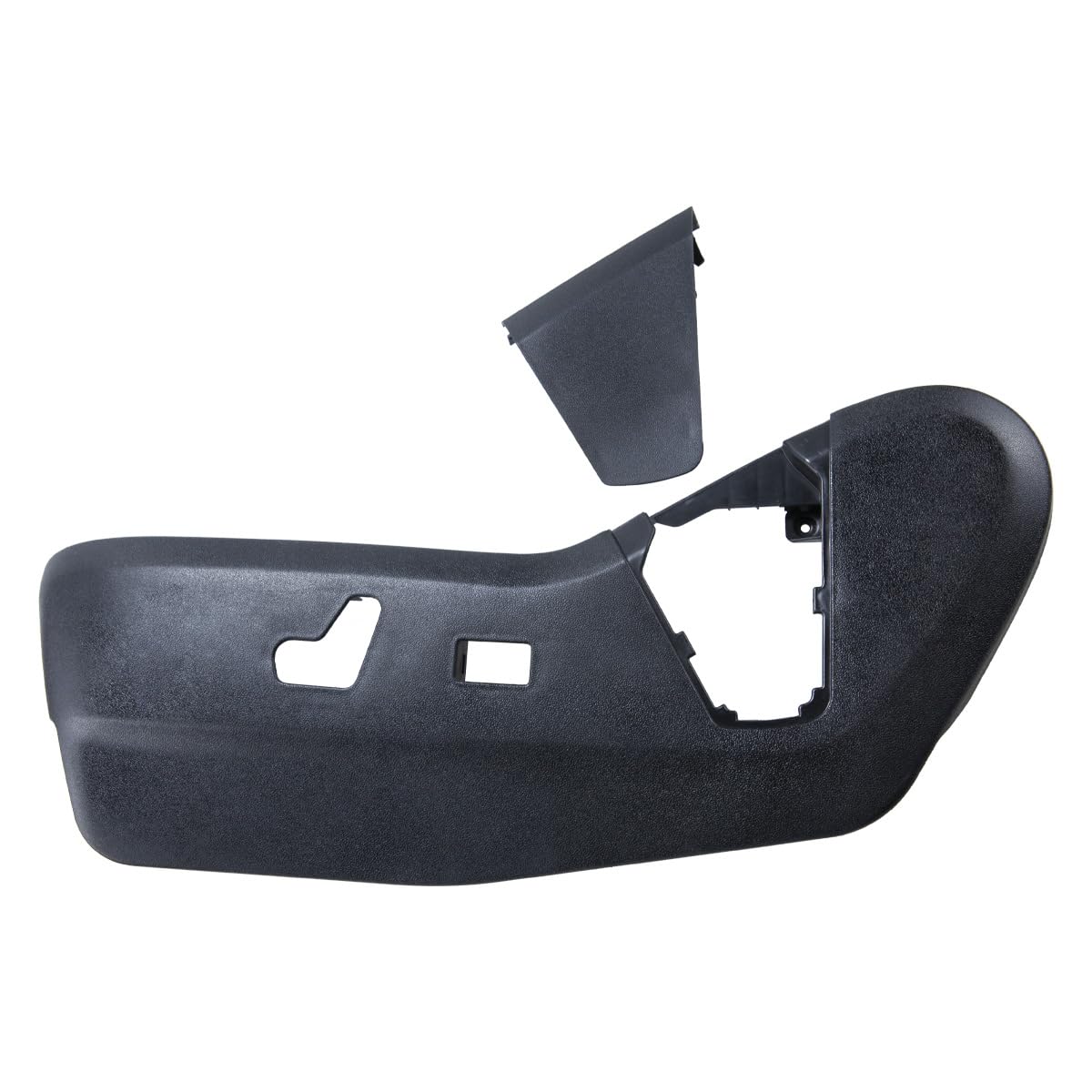 RLB-HILON front view of left driver seat panel cover showing clean replacement fit