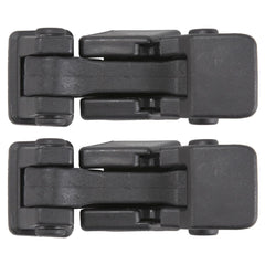 RLB-HILON front view of hood latch showing fit and profile for Jeep JK