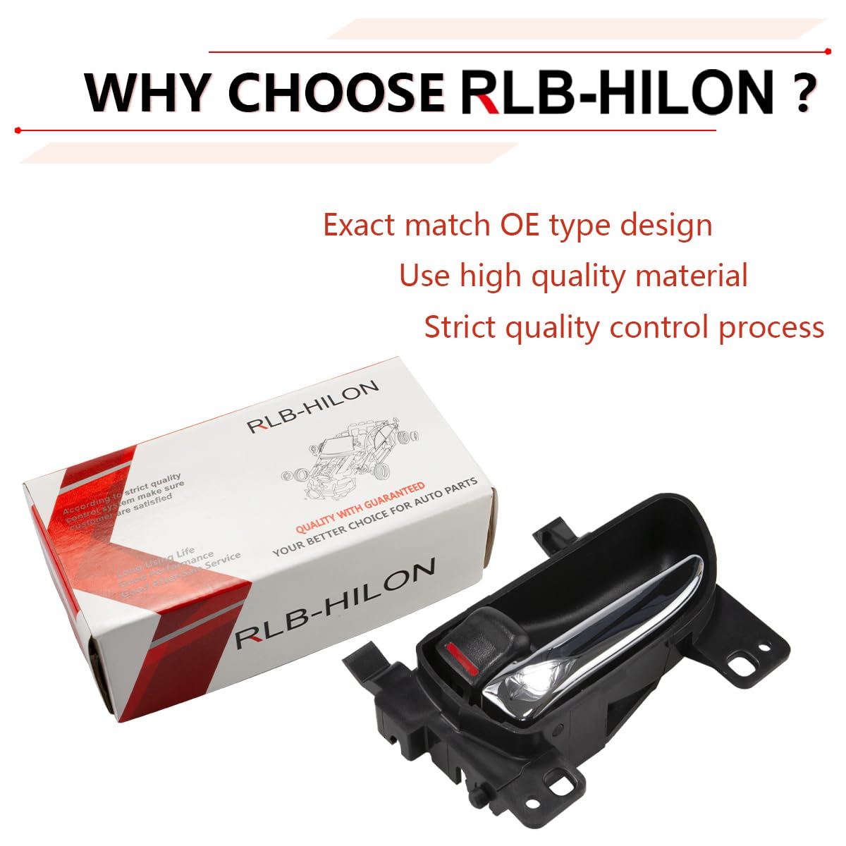 RLB-HILON installed on a Forester front door demonstrating correct fit