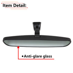 RLB-HILON mirror mounted in Mazda interior showing improved rear visibility benefit