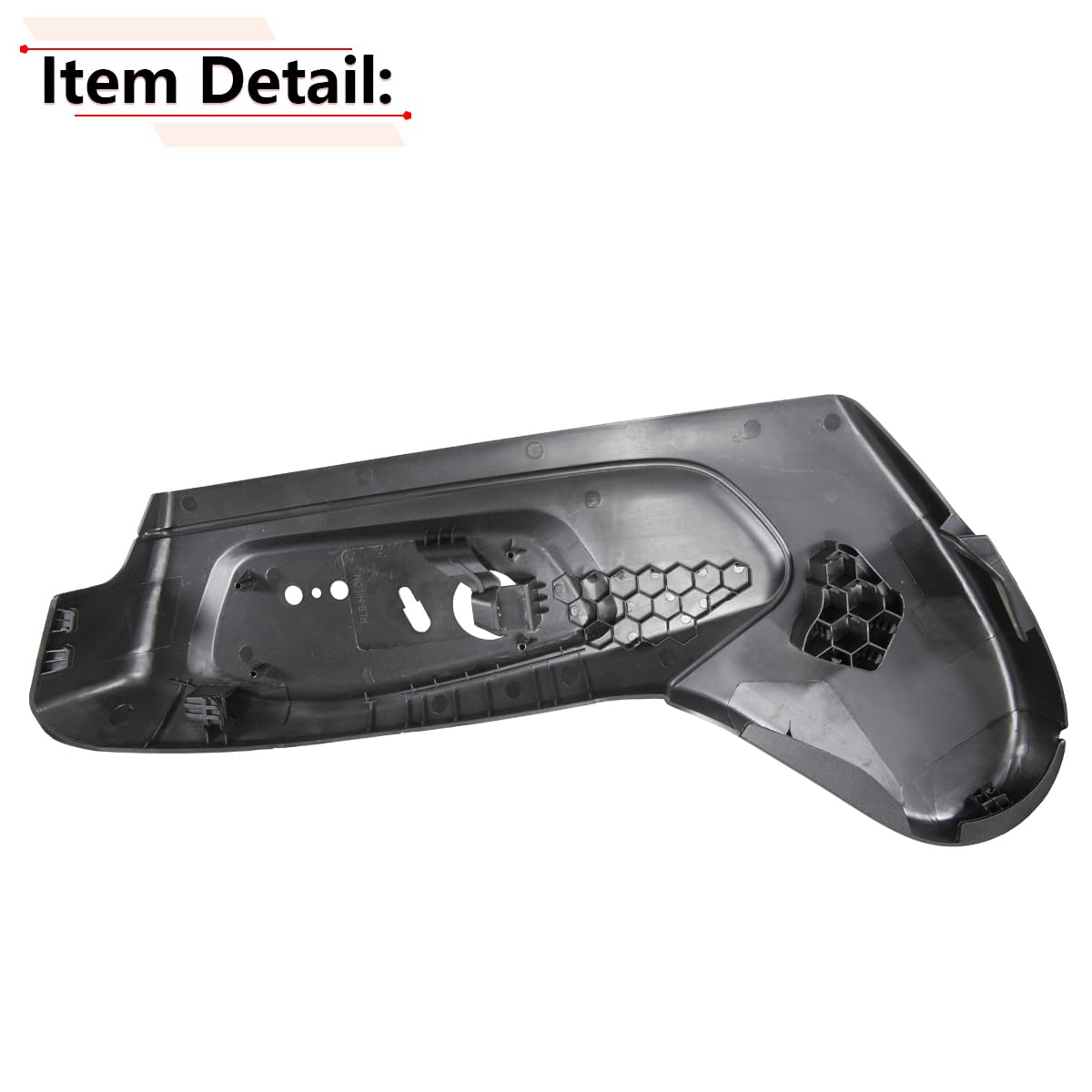 RLB-HILON trim installed on Explorer driver seat showing neat coverage benefit