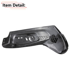 RLB-HILON trim installed on Explorer driver seat showing neat coverage benefit