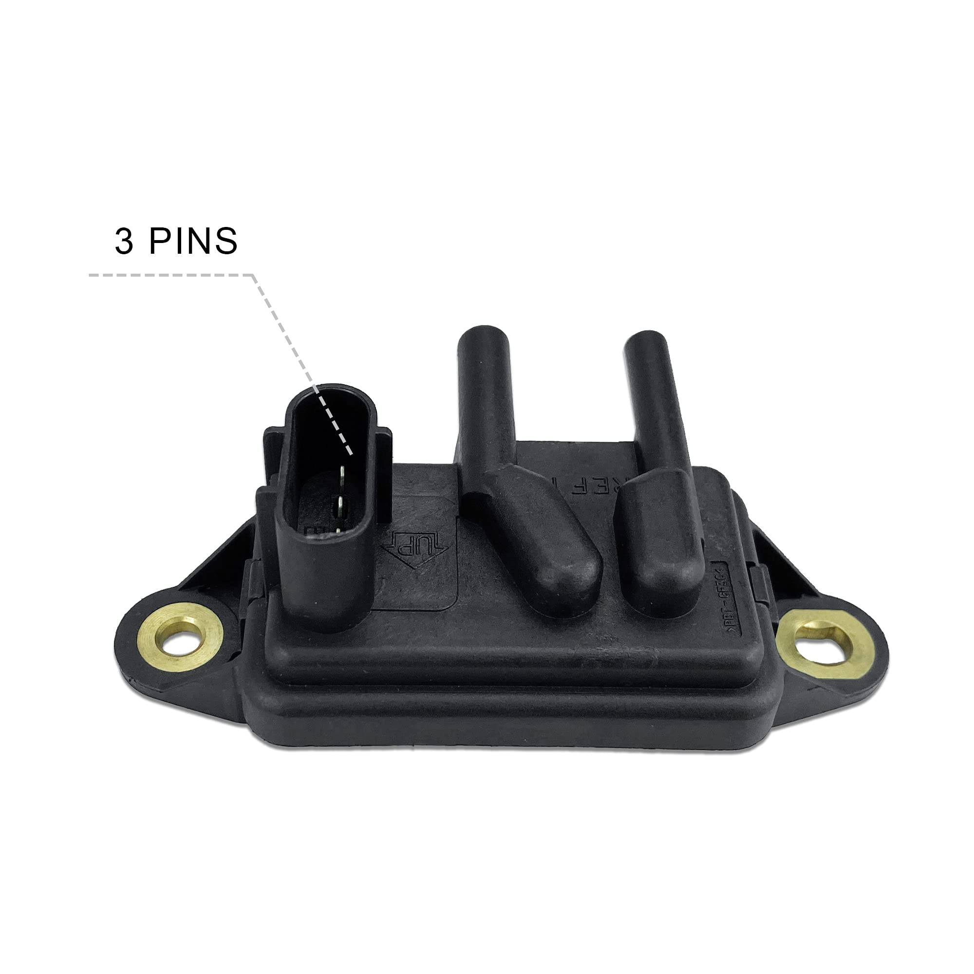 RLP DPFE sensor pressure port closeup showing sealed ports and accurate pressure routing benefit