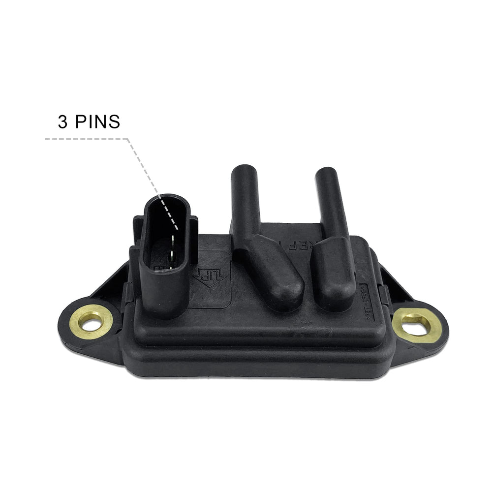 RLP DPFE sensor pressure port closeup showing sealed ports and accurate pressure routing benefit