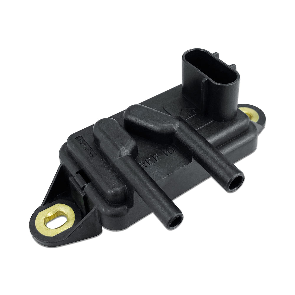 RLP DPFE sensor side connector detail showing plug shape and pins for reliable electrical match