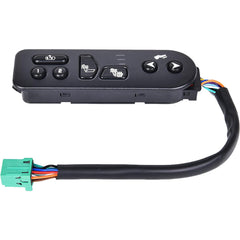 RLP driver seat heater switch front view showing factory-fit design and easy replacement